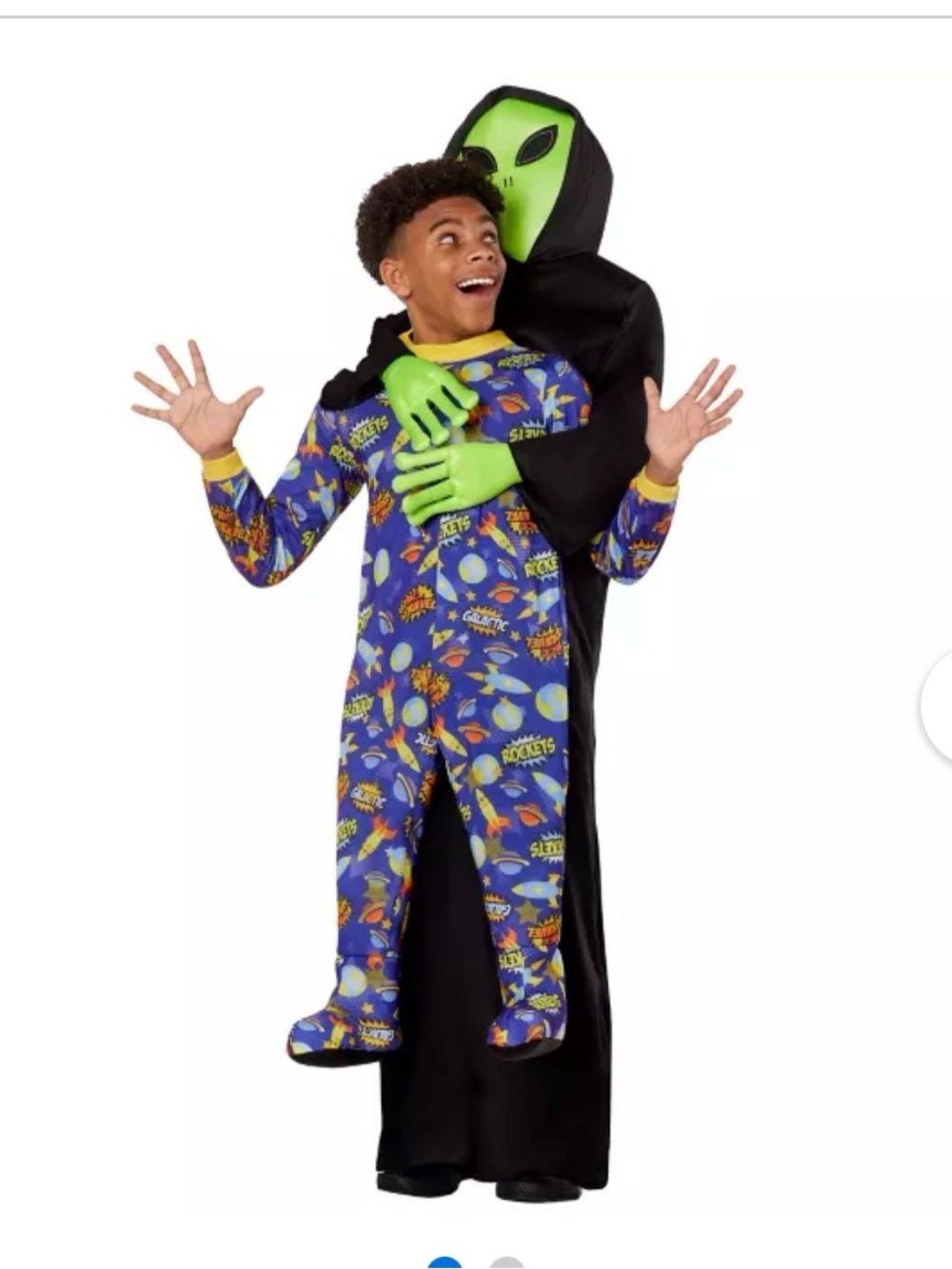 Spirit Alien Abduction Kids Costume - Green, Black & Blue